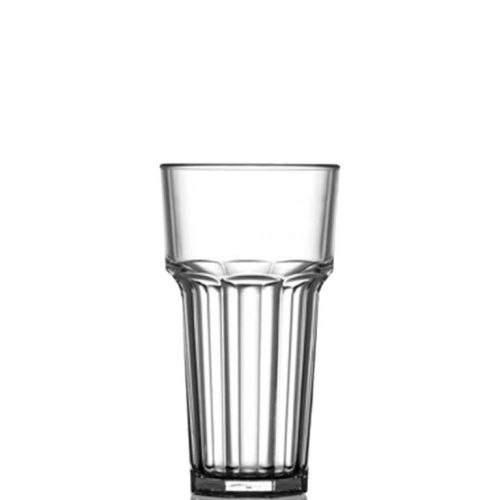 Glas Remedy High 34 cl. Kunststoff. Dieses transparente Glas kann bedruckt oder graviert werden